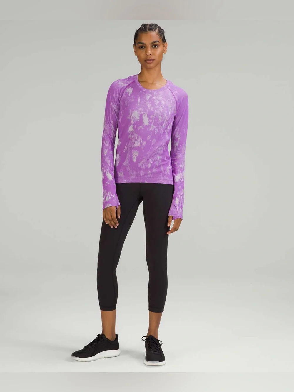 Lululemon Swiftly Tech Long Sleeve Shirt 2.0 *Race Length Shadow Bloom Moonlit